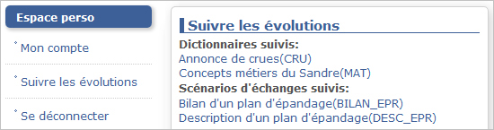 Suivre les évolutions 2