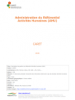 Description de gestion du référentiel Activité Humaine (AHU)