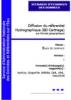 Diffusion du référentiel hydrographique (BD Carthage)