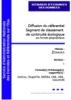 Diffusion du référentiel Segment de classement de continuité écologique