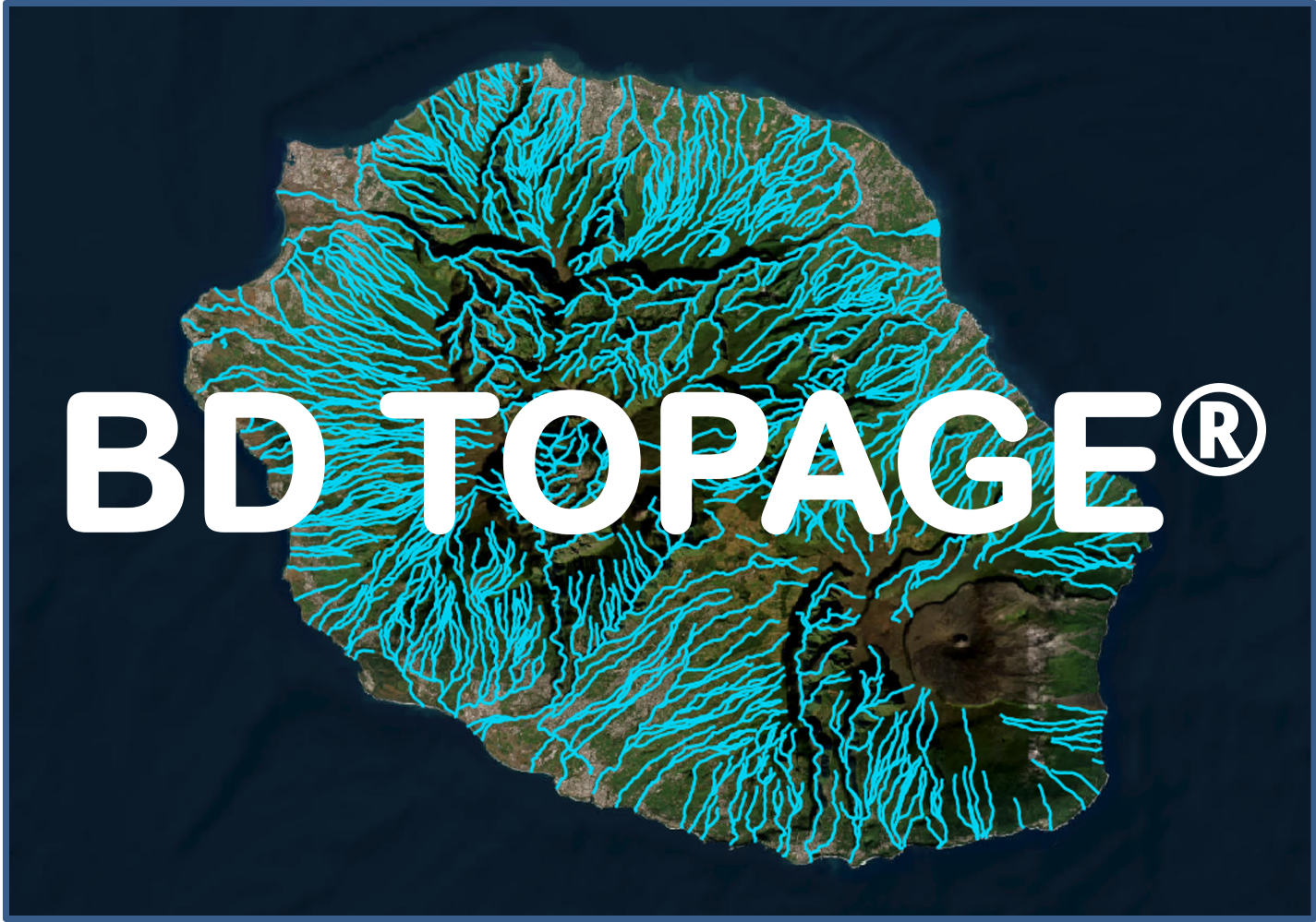 Image de Diffusion de la 1ère version de la BD TOPAGE® Réunion