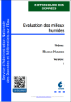 Image de Publication de la version 1 du dictionnaire de données Evaluation des milieux humides
